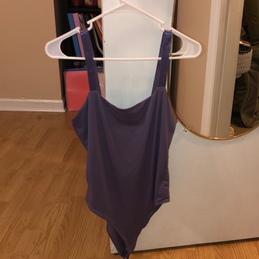 Cool purple bodysuit